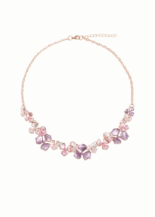 Botanic Multi Tonal Flower Necklace