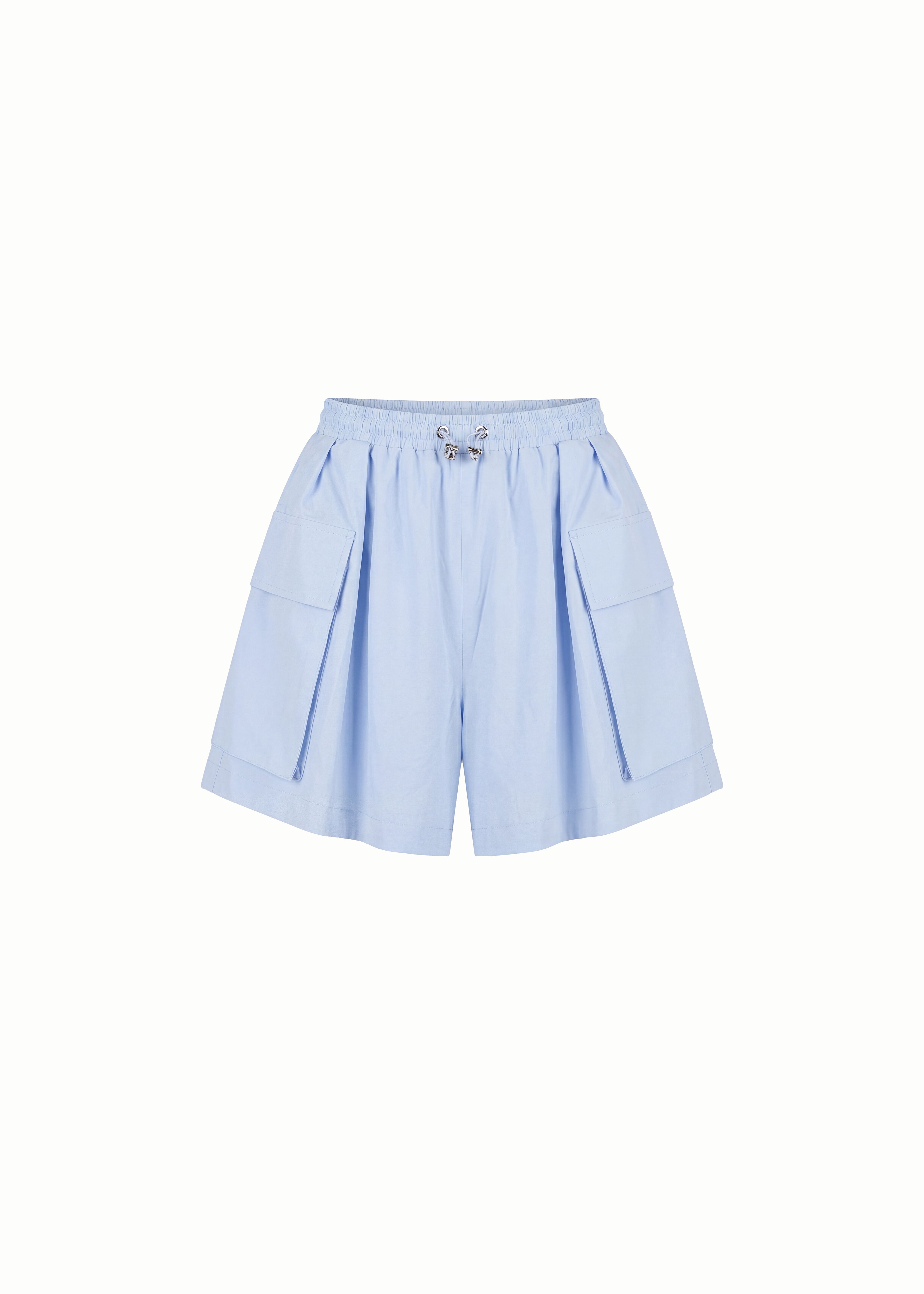 Blue Short Pants in Cotton