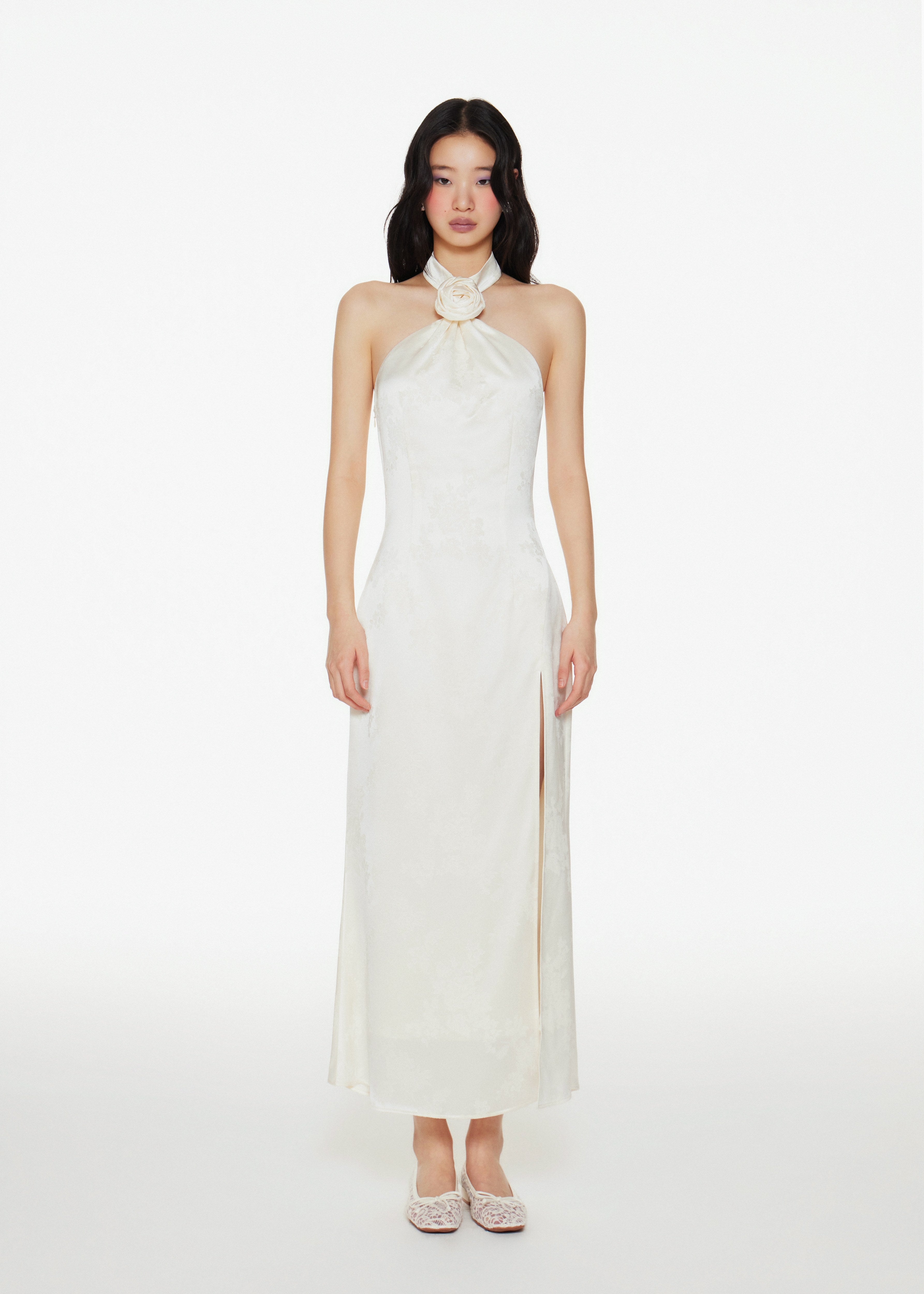 Chinese Jacquard Embriodry dress