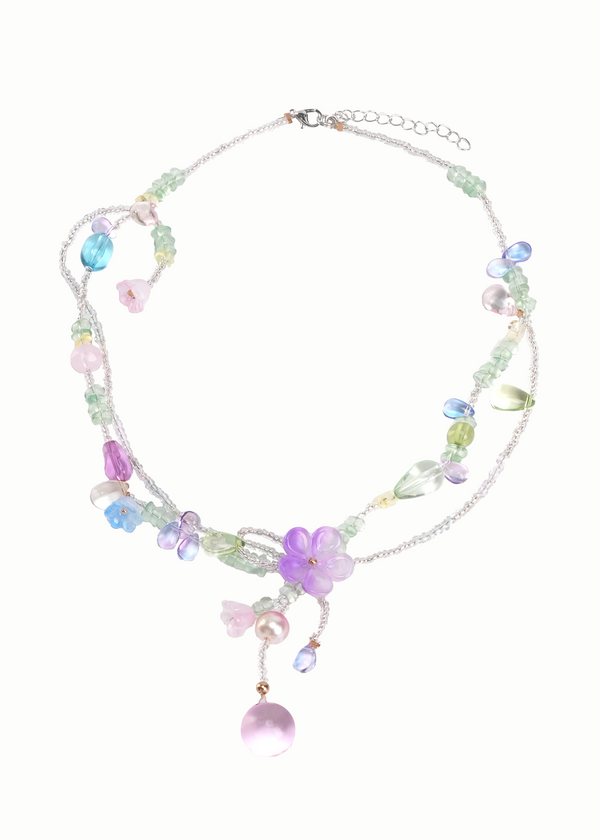 The Meadow Garden Beaded Necklace