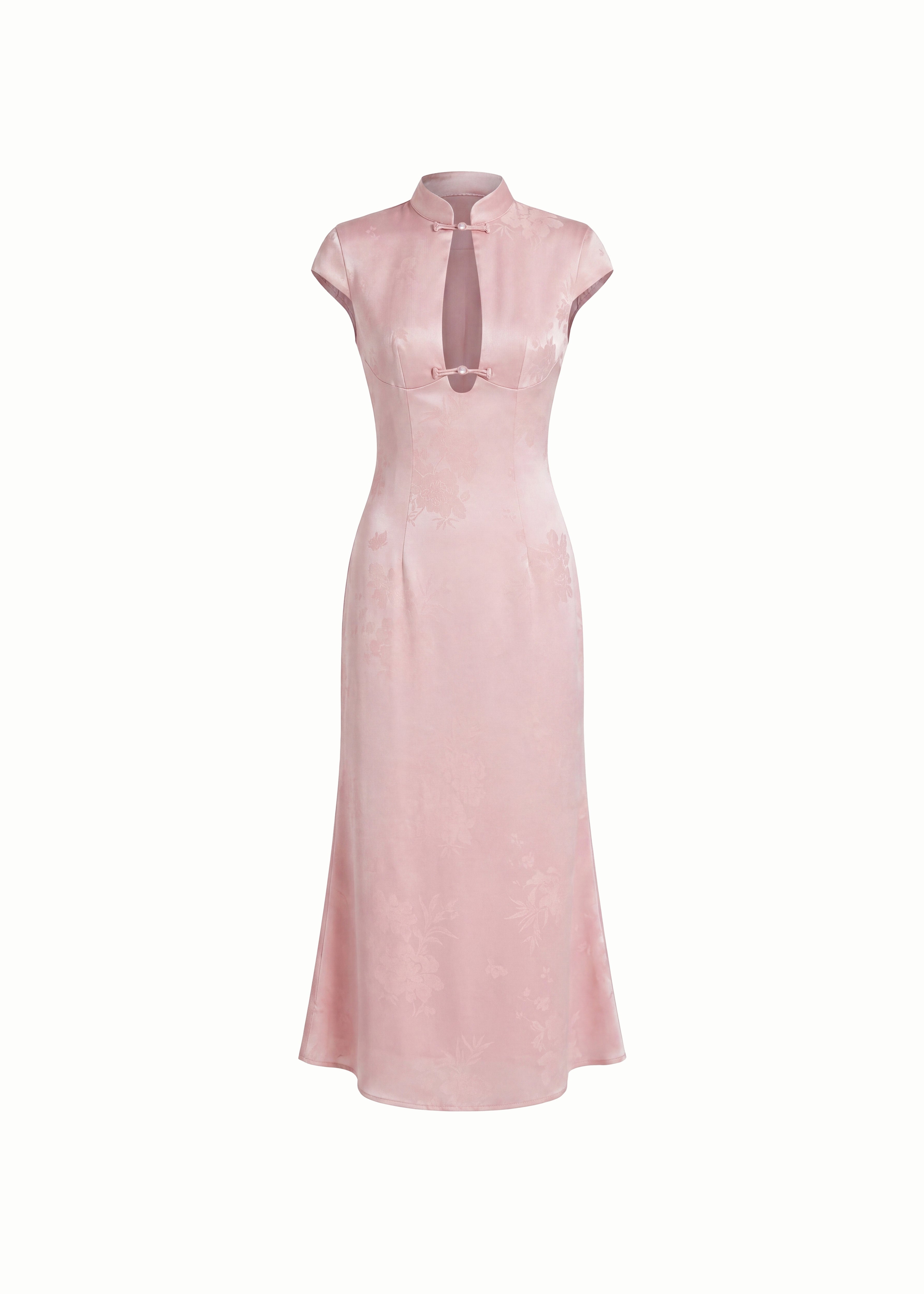 Chinese Jacquard Embriodry Qipao Dress