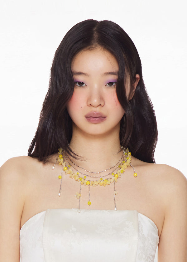 The Cascading Blossom Layered Necklace