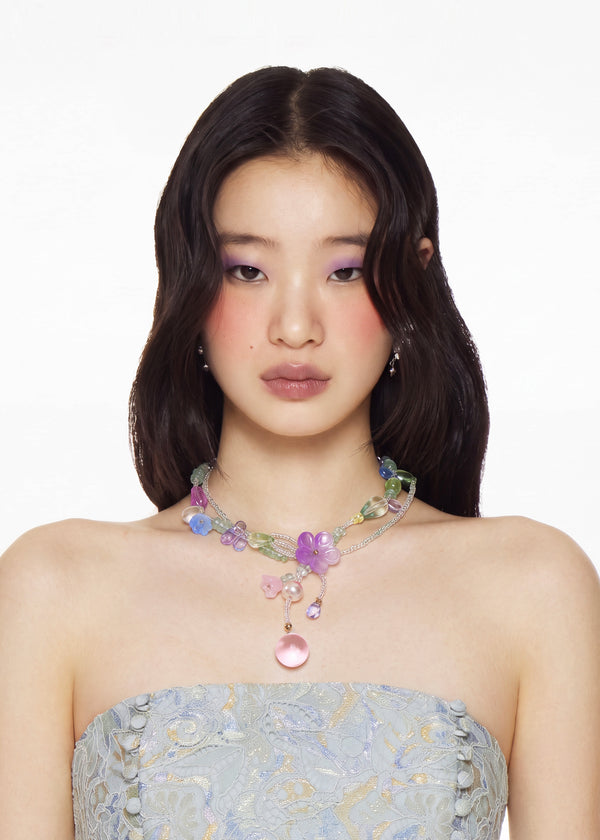 The Meadow Garden Beaded Necklace