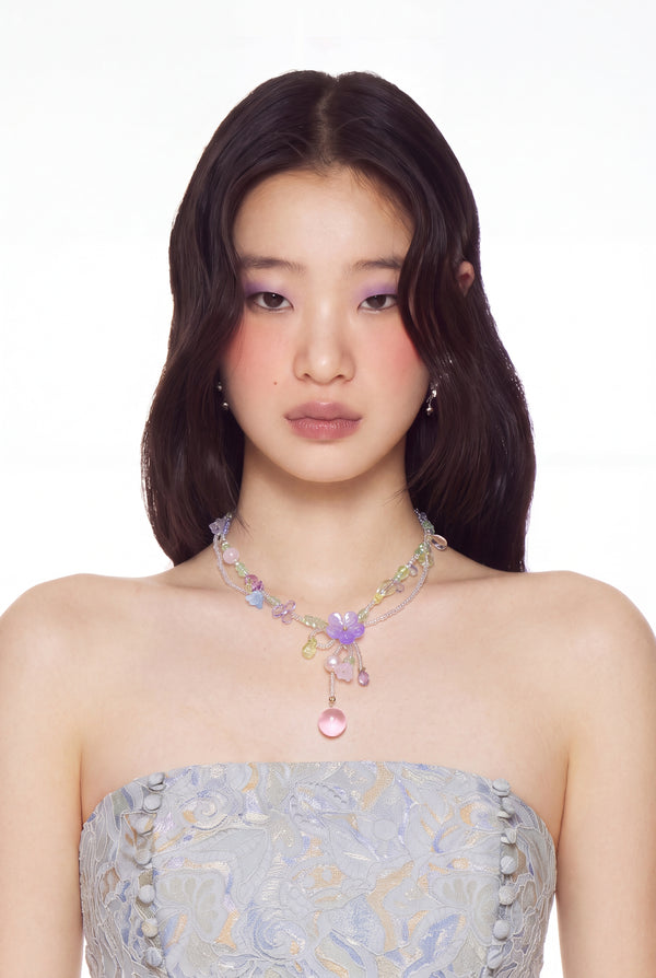 The Meadow Garden Beaded Necklace