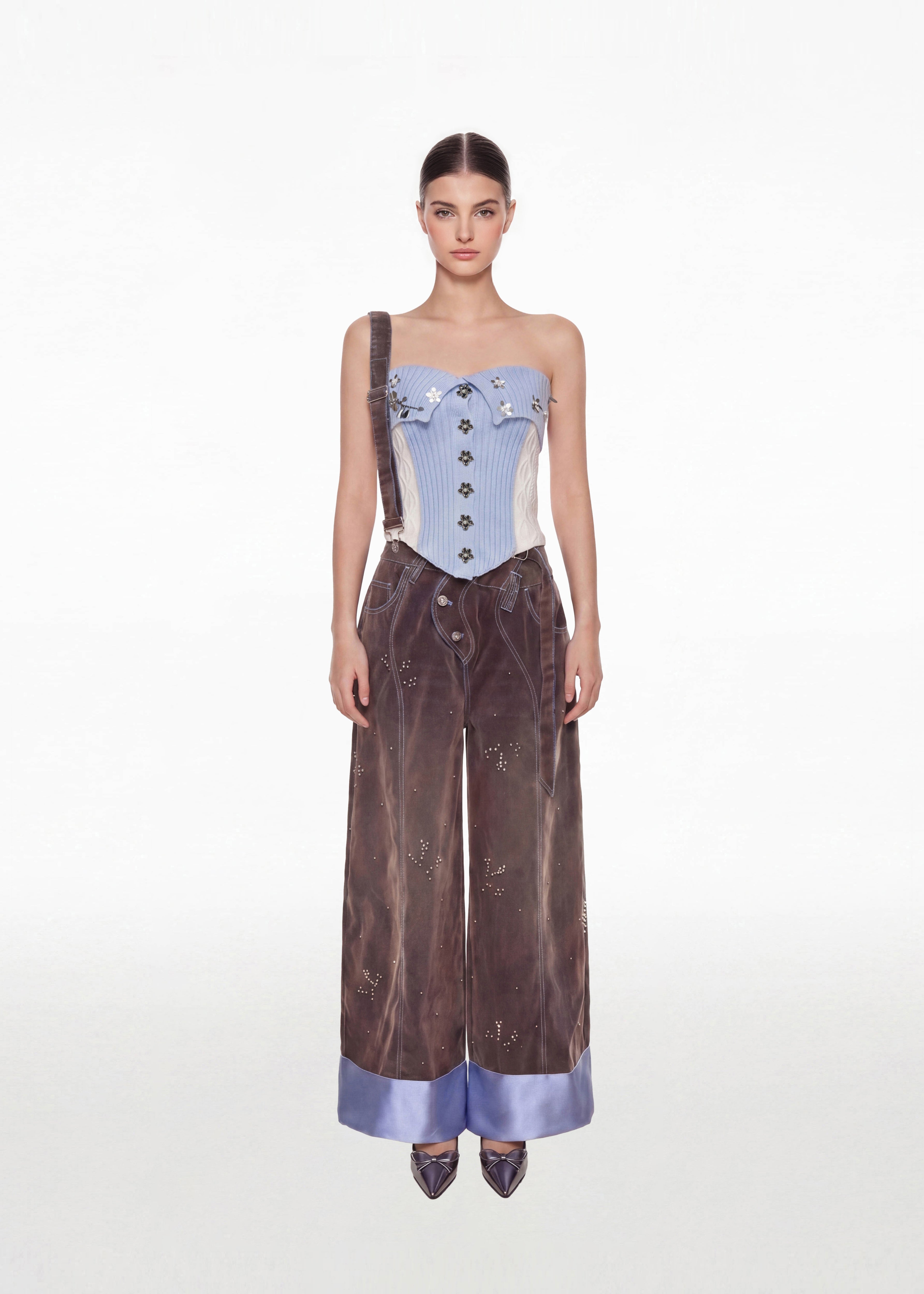 Retro One Strap Denim Overalls