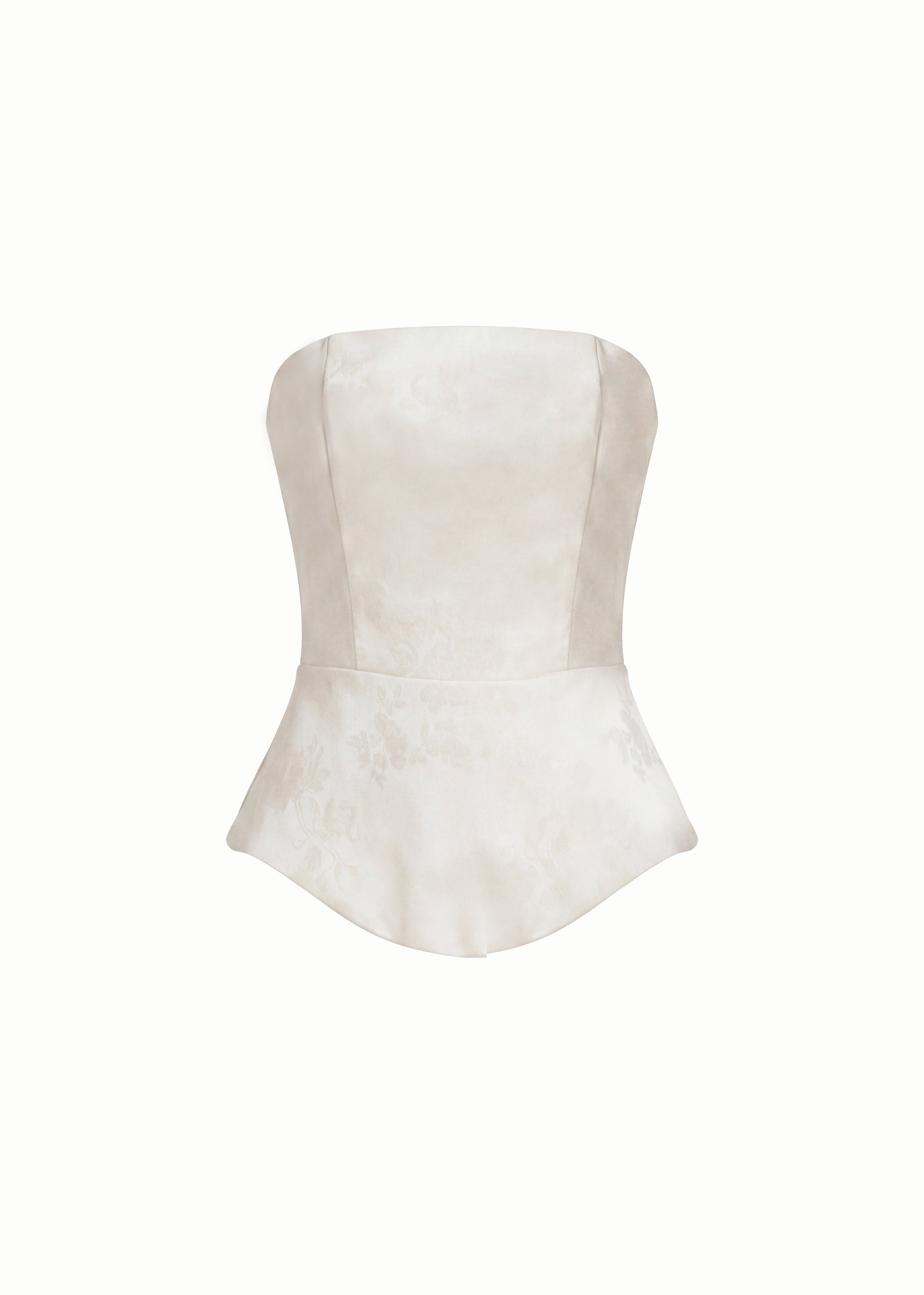 Chinese Jacquard Embriodry Corset Top
