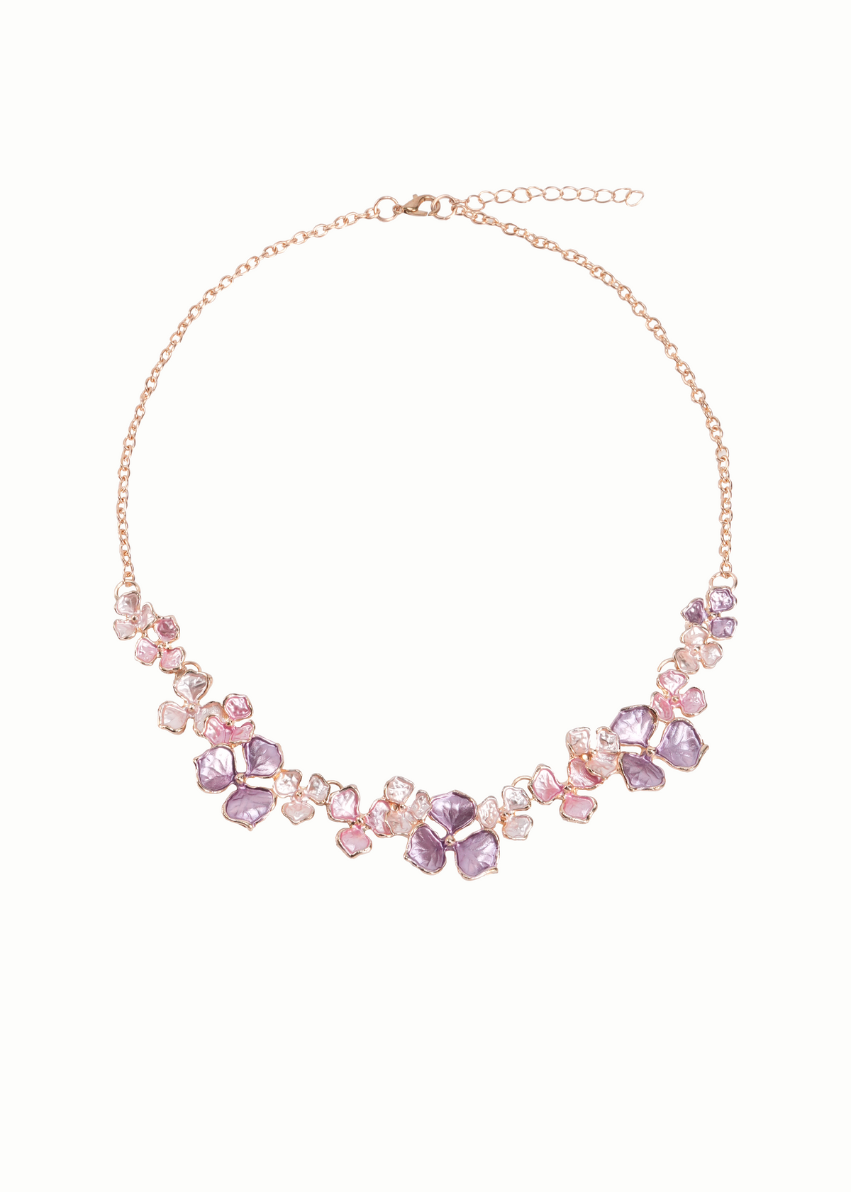 Botanic Multi Tonal Flower Necklace