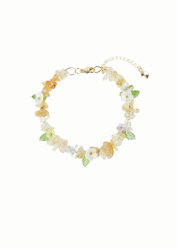 Citrine Beaded Bracelet