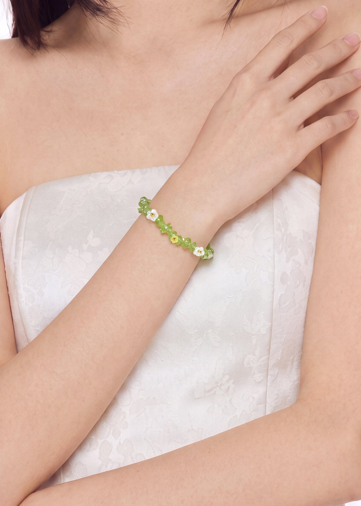 Peridot Beaded Bracelet