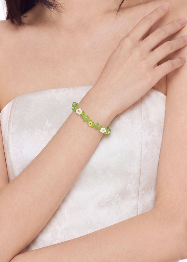 Peridot Beaded Bracelet