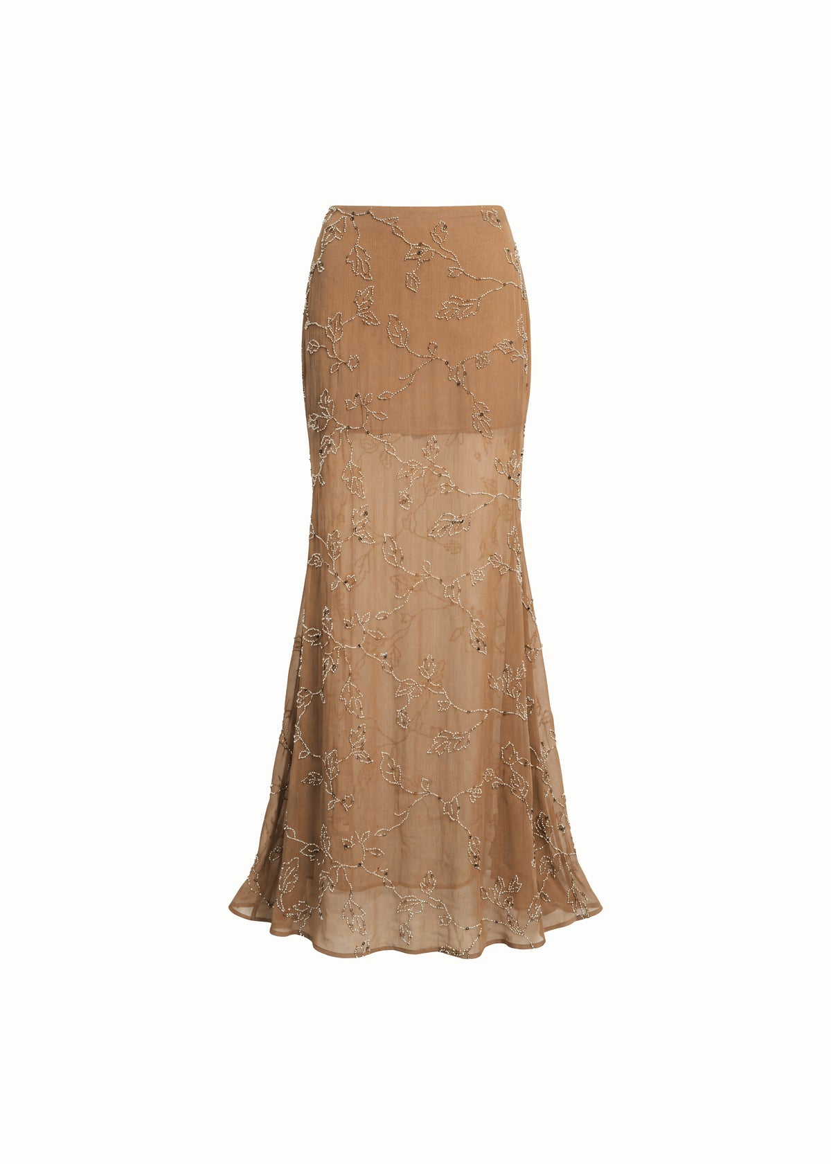 Sienna Beaded Low Waist Maxi Skirt
