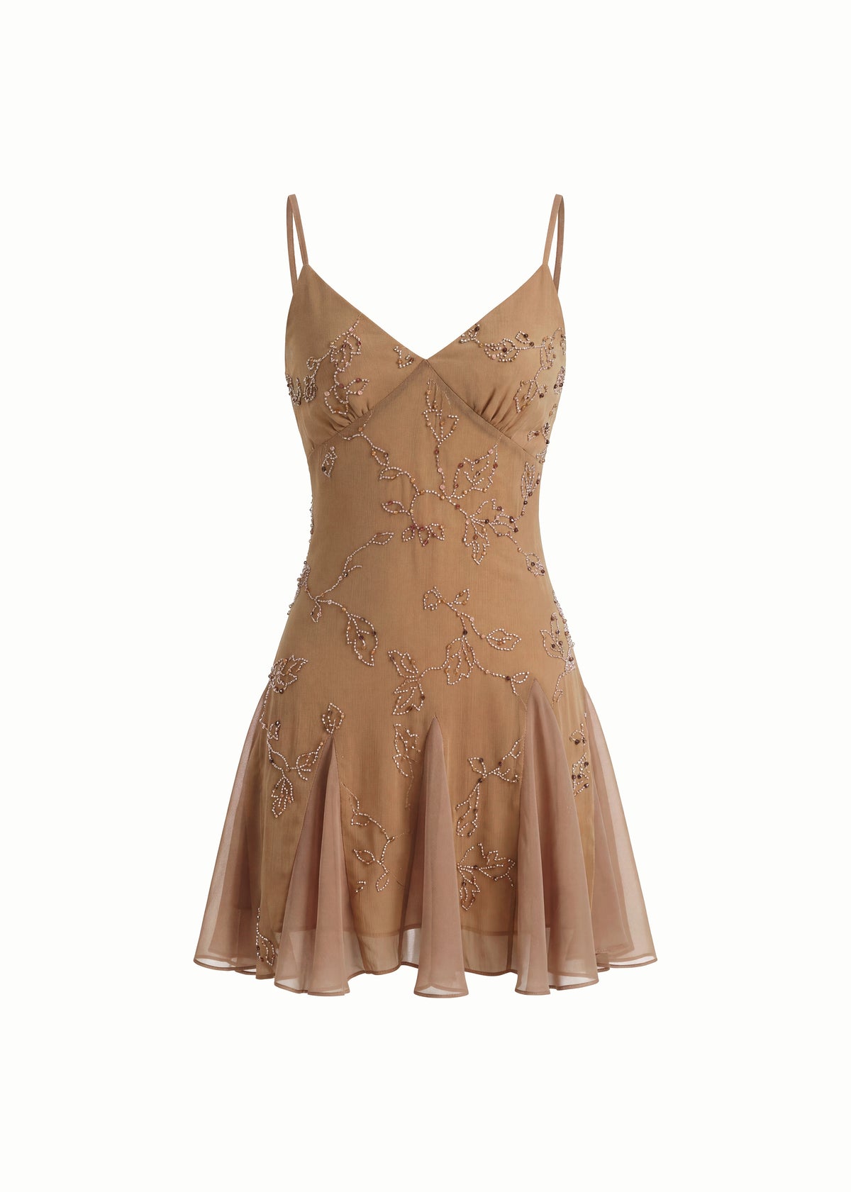 Sienna Beaded Open Back Mini Dress