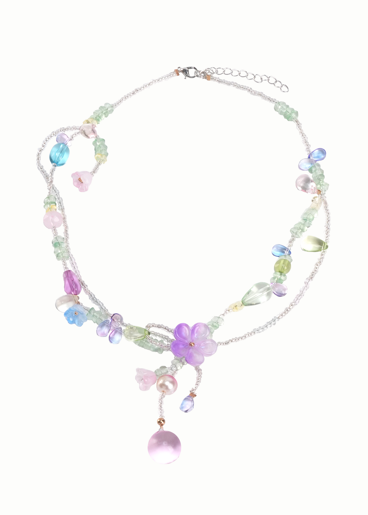 The Meadow Garden Beaded Necklace