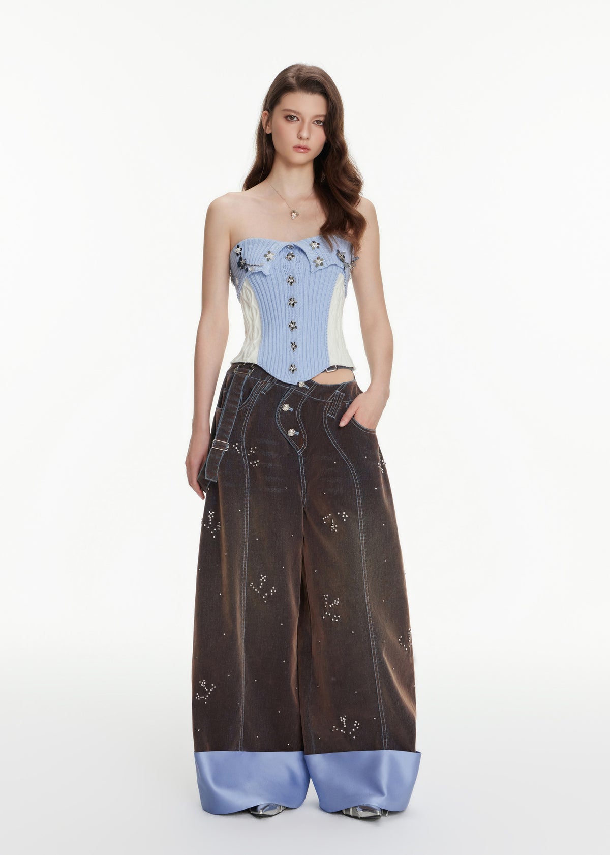 Retro One Strap Denim Overalls