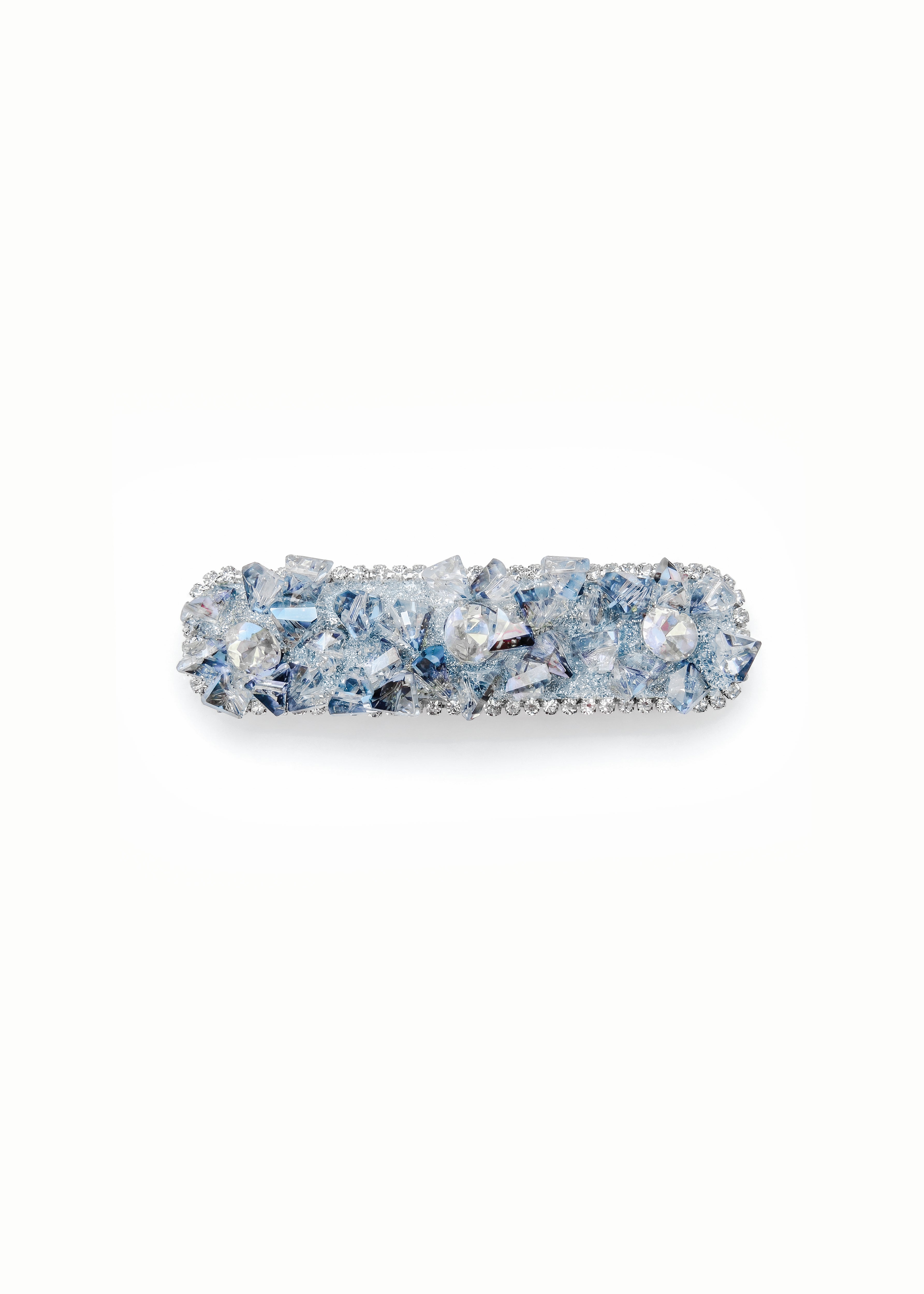 Crystal Gleam Blue Hair Clip
